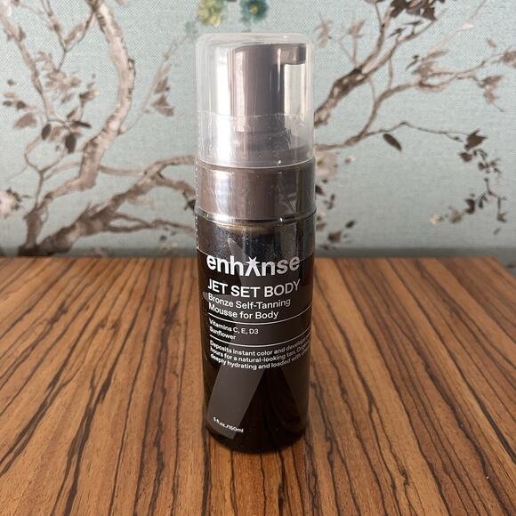 Enhanse Jet Set Body Bronze Self-Tanning Mousse Men's Grooming 150ml - Picture 1 of 3
